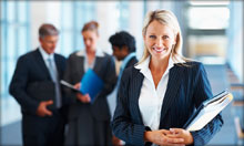 Business Woman with Documents
