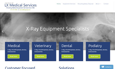 Lang X-Ray website