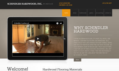 Schindler Hardwood website